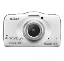 Nikon 13.2 MP Point and Shoot Camera (White) with 4GB Card